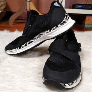 Tiem Size US 9.5 Strap Peloton Excercise Bike Stationary Home Gym Black White